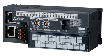 三菱cc-link模塊 | NZ2GF2B1N1-16D |16點 DC24V輸入|遠程模塊|1線式、可接三個擴展模塊
